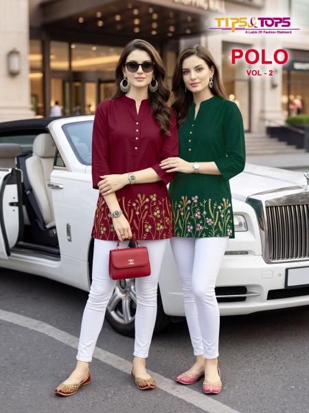 Tips & tops polo vol 2 short top style wholesale kurtis